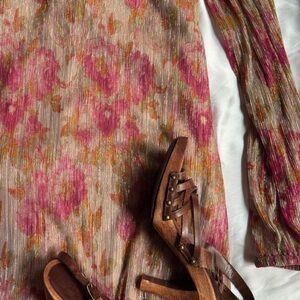 New Dress the Population Floral Gown